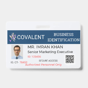 Badge Professionnel Business Corporate ID Office