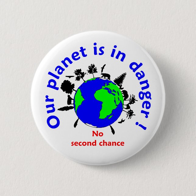 Badge Rond 5 Cm ecology (Front)
