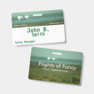 Badge - Tern in Flight ID Badge