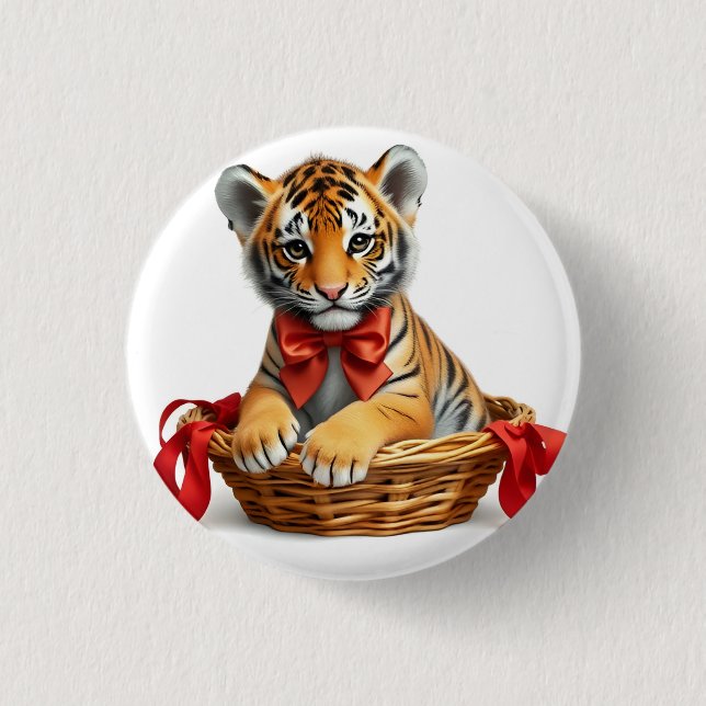 Badge: tiger cub 3 cm round badge (Front)
