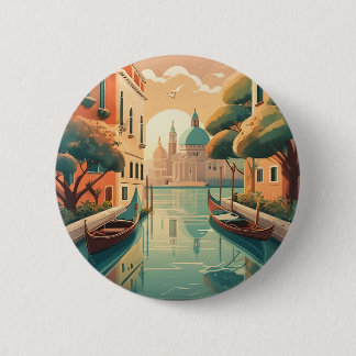 Badge Vintage 'Venice' - Evocation of Serenity