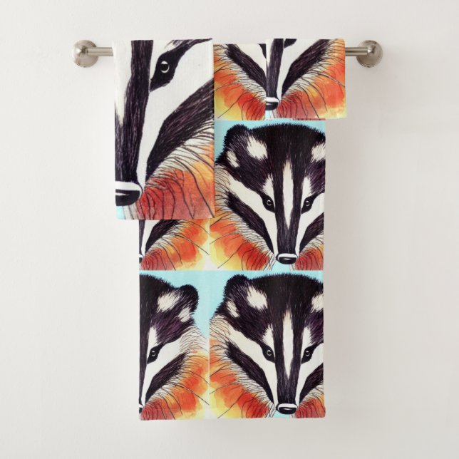 Badger Bath Towel Set (Insitu)