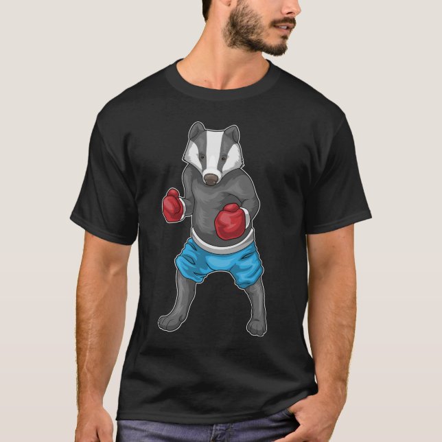 Badger Boxer Boxing gloves Boxing T-Shirt (Front)
