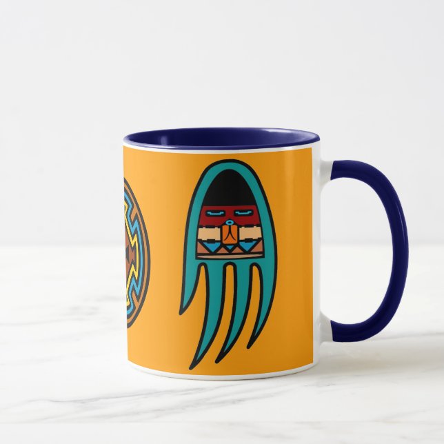 Badger Claw & Motif Mug (Right)