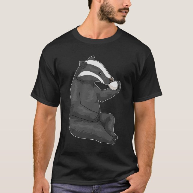 Badger Coffee Cup T-Shirt (Front)