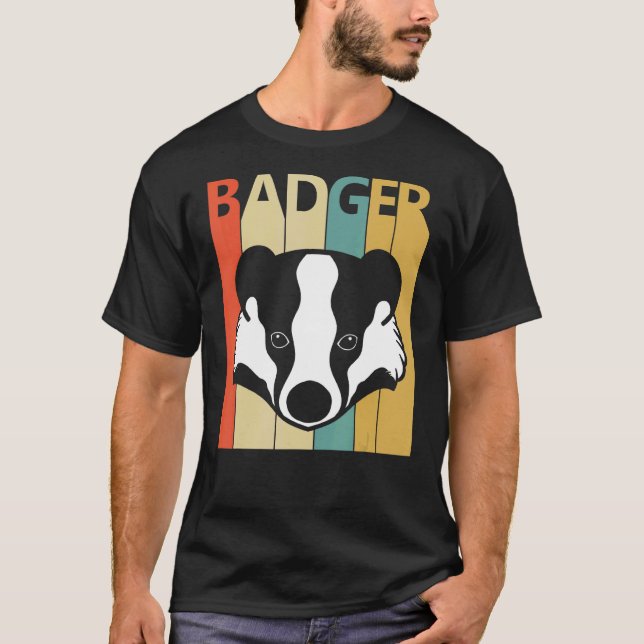 Badger Costume  Badger T-Shirt (Front)