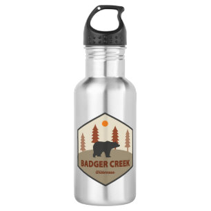 Badger Creek Wilderness Oregon Bear 532 Ml Water Bottle