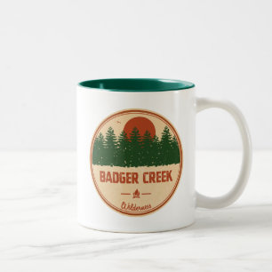 Badger Creek Wilderness Oregon Two-Tone Coffee Mug