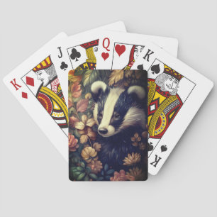 Badger in the Bush 2 Classic Playing Cards