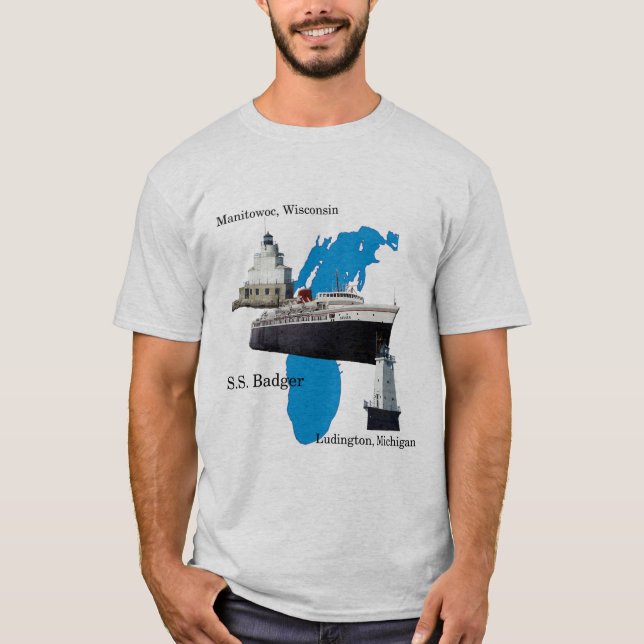 Badger Lake Michigan Shirt (Front)