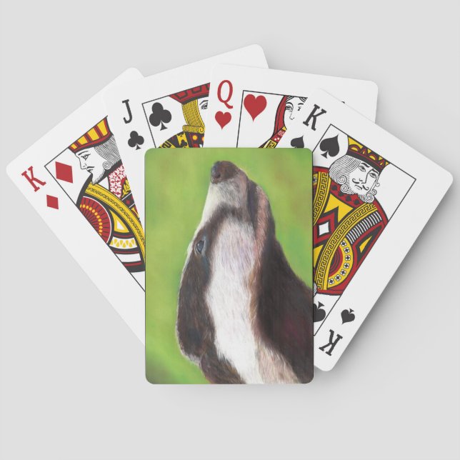 Badger playing cards (A332) (Back)