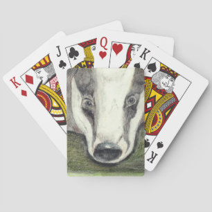 Badger playing cards (JZH2)