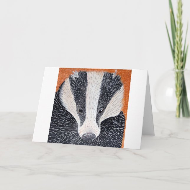 Badger print. card (Front)