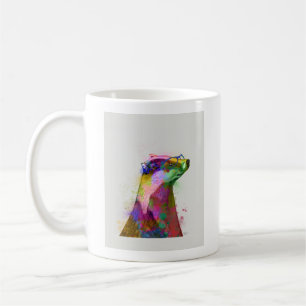 Badger Rainbow Splash 2 Coffee Mug