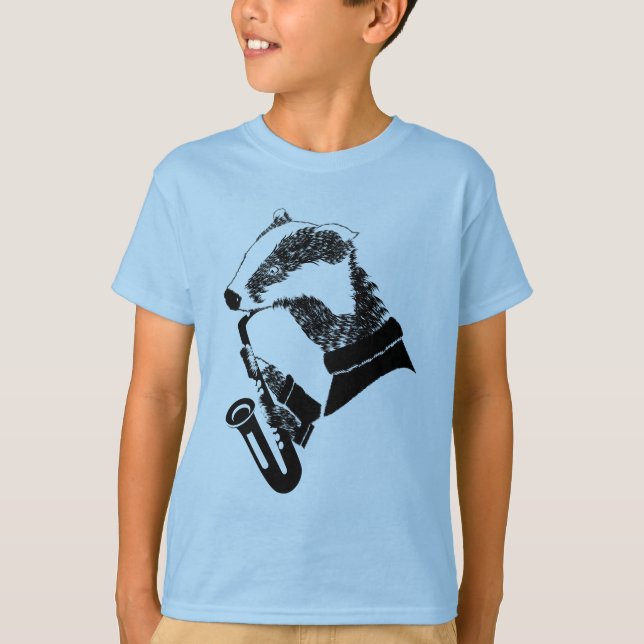 Badger Saxophone T-Shirt (Front)
