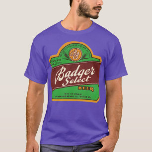 Badger Select Beer Retro Defunct Breweriana T-Shirt