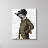 Badger The Rider Portrait