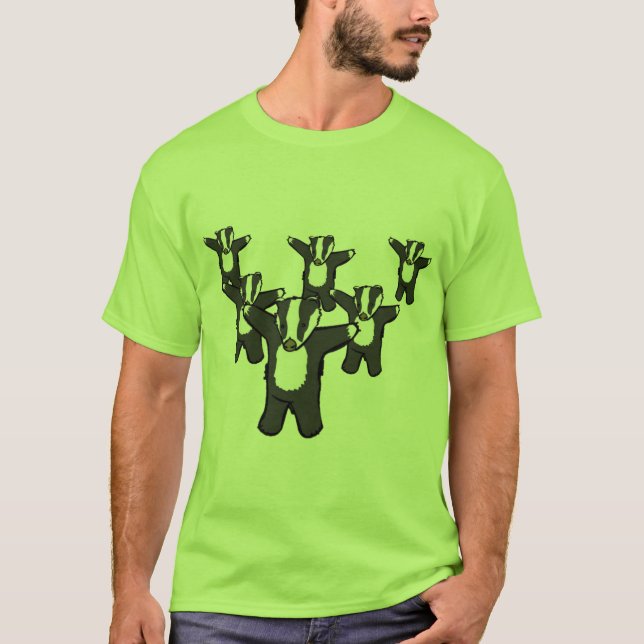 Badgers badgers badgers T-Shirt (Front)