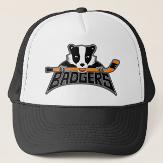 Badgers Logo - Dark Outline Trucker Hat