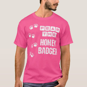 Badgers Retro Fear The Honey Badger T-Shirt