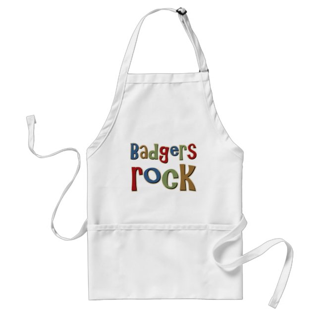 Badgers Rock Standard Apron (Front)