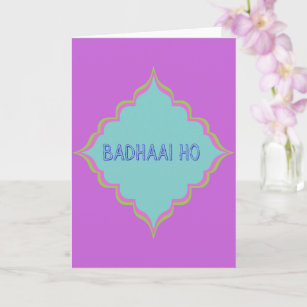 Badhaai Ho Greeting Card
