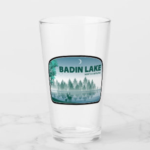 Badin Lake North Carolina Deer Glass