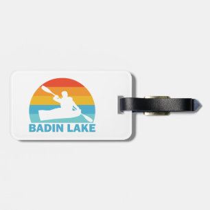 Badin Lake North Carolina Kayak Luggage Tag