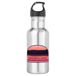 Badin Lake North Carolina Red Sunrise 532 Ml Water Bottle