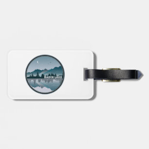 Badin Lake North Carolina Reflection Luggage Tag