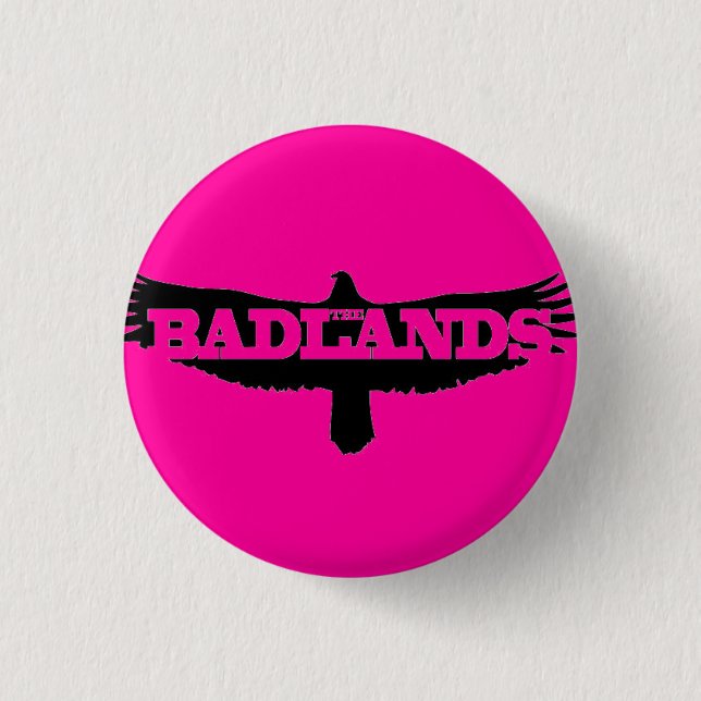 Badlands 1" button (Front)