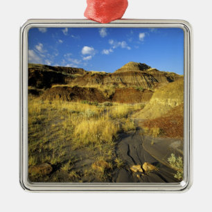 Badlands at Dinosaur Provincial Park in Alberta, Metal Tree Decoration