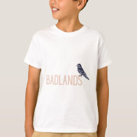 Badlands Cliff Swallow bird logo