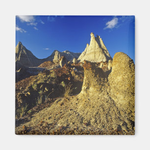 Badlands formations at Dinosaur Provincial Park 2 Magnet