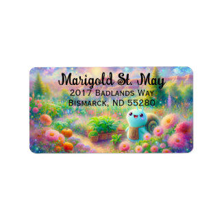 Badlands Gardening Snail Address Labels