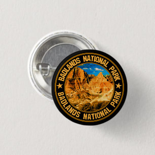 Badlands National Park 3 Cm Round Badge