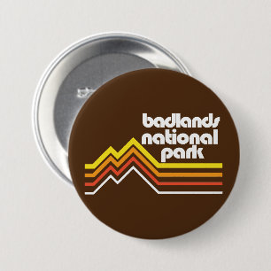 Badlands National Park 7.5 Cm Round Badge
