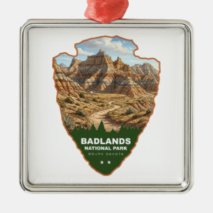 Badlands National Park Arrowhead Metal Tree Decoration