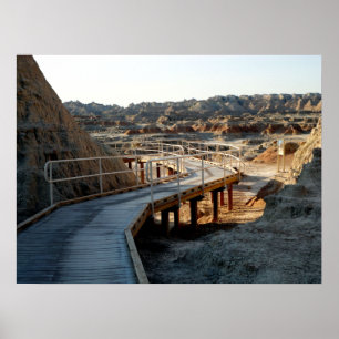 Badlands National Park Boardwalk Poster