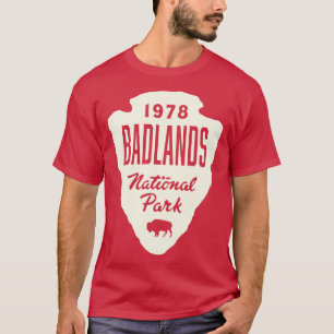 Badlands National Park Buffalo Arrowhead Tan T-Shirt