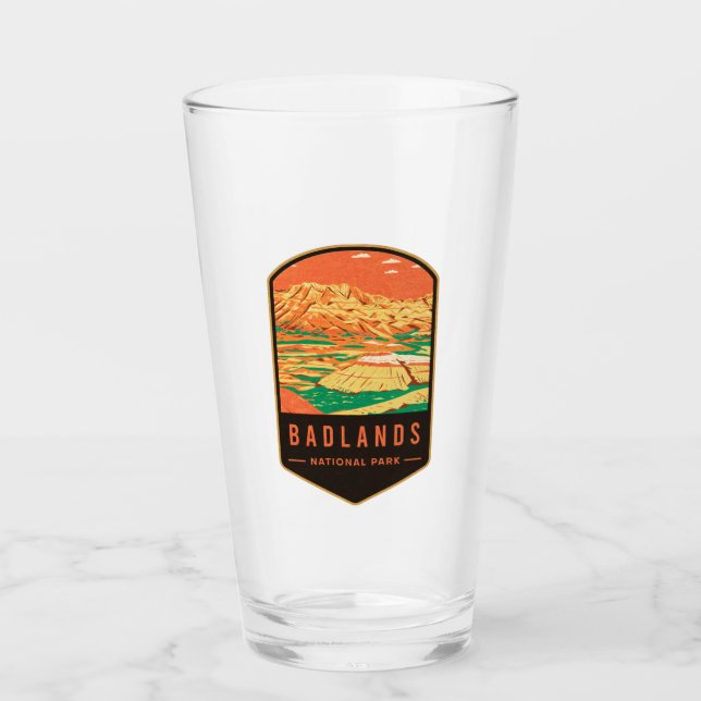 Badlands National Park Glass (Front)