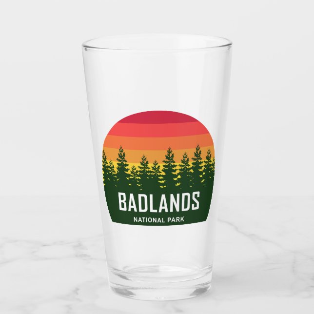 Badlands National Park Glass (Front)