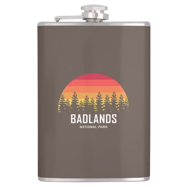 Badlands National Park Hip Flask (Front)
