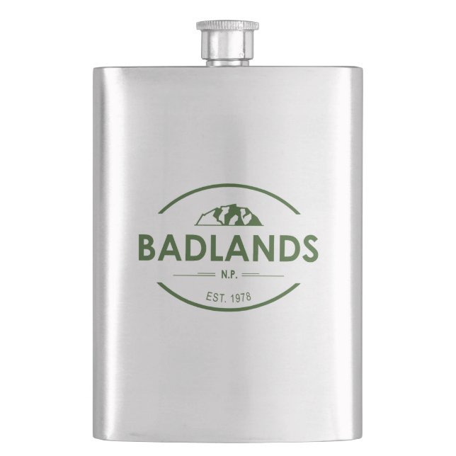Badlands National Park Hip Flask (Front)
