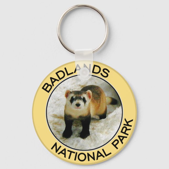 Badlands National Park Key Ring (Front)