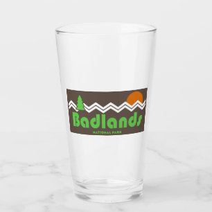 Badlands National Park Retro Glass