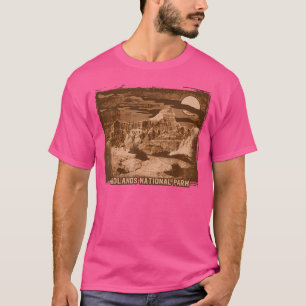 Badlands National Park Shirt Vintage Hiking Campin
