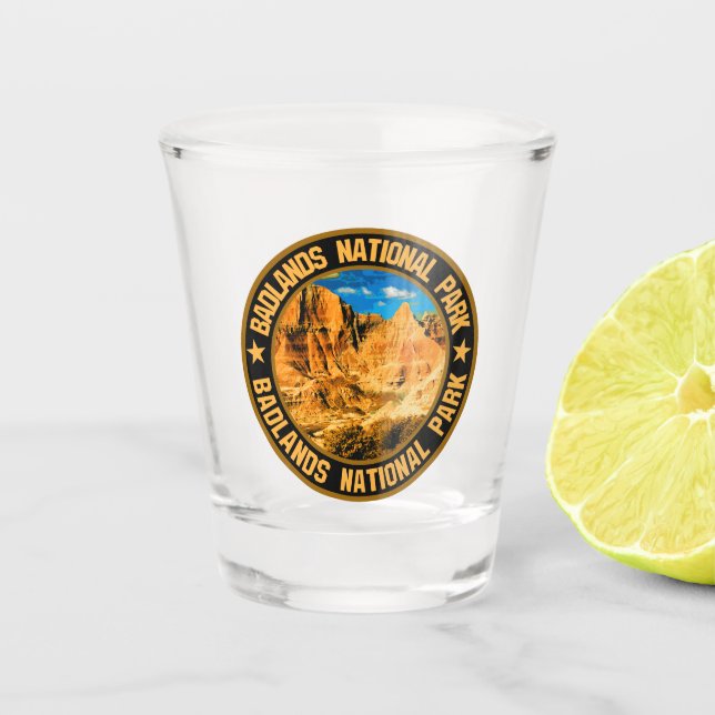 Badlands National Park                             Shot Glass (Front)