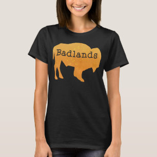 Badlands National Park South Dakota Buffalo Outdoo T-Shirt