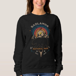 Badlands National Park South Dakota Camping Hiking Sweatshirt